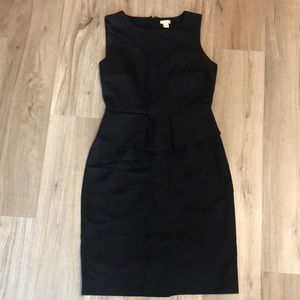 EUC Peplum J. Crew dress